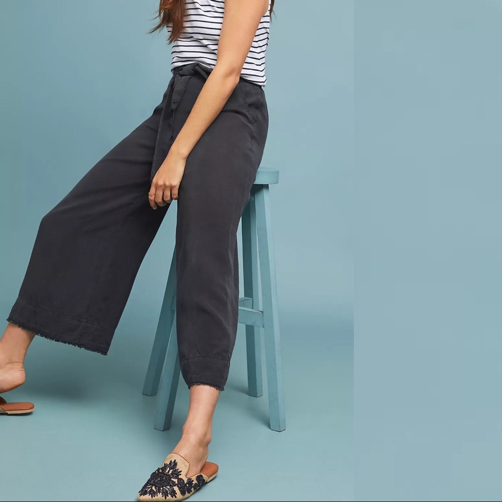 Anthro Cloth & Stone Namua Wide Leg Linen Pants - Picture 6 of 15